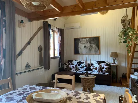 Chalet montagne pour 4, terrasse près du Golf, Chalet 5 personnes à Barcelonnette - Photo 2