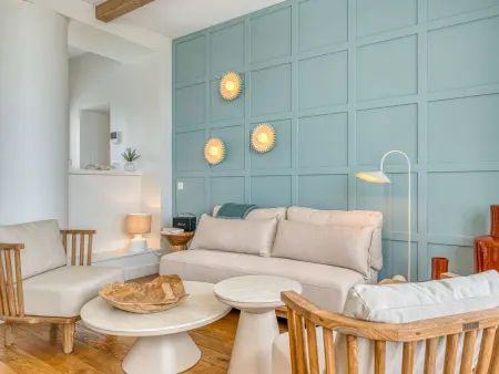 Villa néo-provençale historique, 10 pers, vue mer, piscine chauffée - Photo 9