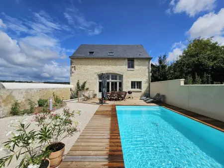 Charmant Gîte 6 Pers avec Piscine Privée et Jardin, Avon-les-Roches - Photo 1