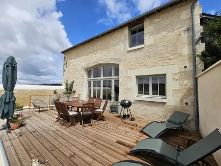 Charmant Gîte 6 Pers avec Piscine Privée et Jardin, Avon-les-Roches - Photo 2