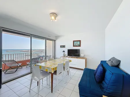 Palavas: T3 Traversant, Vue Mer, 6 Pers, Appartement 6 personnes à Palavas les Flots - Photo 2