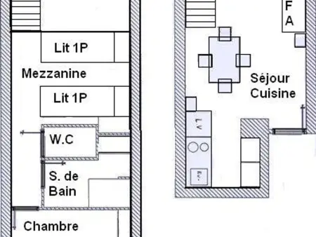 Appartement mezzanine pour 4 pers, proche des remontées - Photo 6