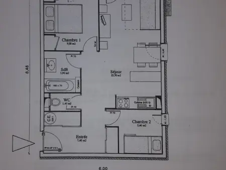 Spacieux appartement 6 personnes à Aussois avec balcon et WIFI - Photo 6