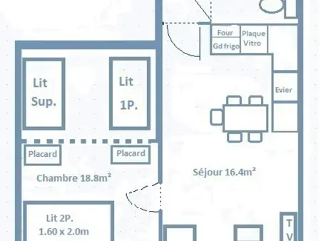 Charmant appartement savoyard pour 5 pers. avec parking - Photo 6