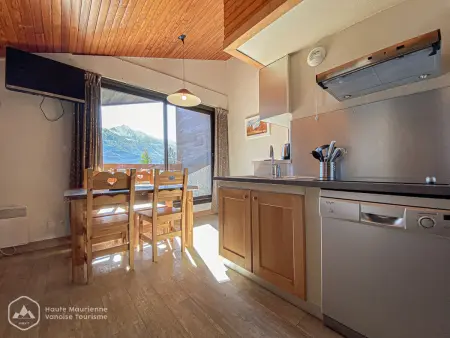 Studio 4 pers, terrasse sud, WiFi, animaux ok, Appartement 4 personnes à Aussois - Photo 6