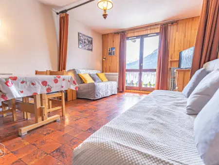 Studio lumineux 2* pour 3 pers, proche remontées, balcon - Photo 1