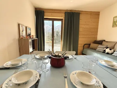Appartement chaleureux à Praz-sur-Arly avec parking et balcon, proche des pistes, pour 6 personnes - Photo 5