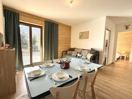 Appartement chaleureux à Praz-sur-Arly avec parking et balcon, proche des pistes, pour 6 personnes - Photo 8