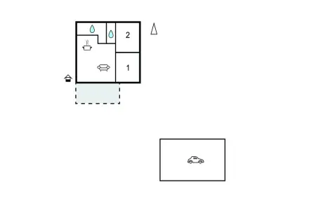 Maison avec piscine, Maison 4 personnes à Villars - Photo 22