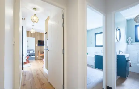 Superbe maison avec piscine, Maison 5 personnes à Parentis en Born - Photo 13