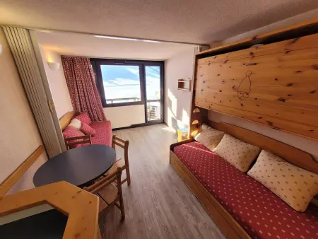 Studio divisible au pied des pistes, balcon, 3/4 personnes - Photo 1