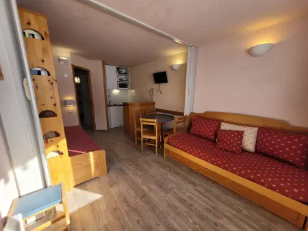 Studio divisible au pied des pistes, balcon, 3/4 personnes - Photo 2