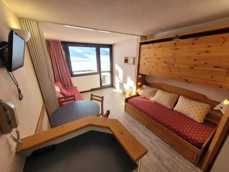 Studio divisible au pied des pistes, balcon, 3/4 personnes - Photo 3