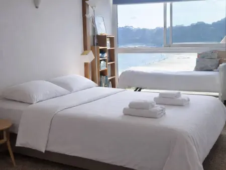 Appartement vue plage avec parking privé, Appartement 5 personnes à Perros Guirec - Photo 5