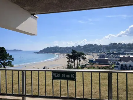 Appartement vue plage avec parking privé, Appartement 5 personnes à Perros Guirec - Photo 13