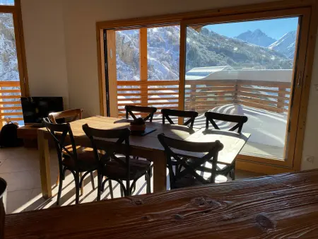 Chalet 8 pers sud, terrasse, parking privé, Chalet 8 personnes à Valloire - Photo 4
