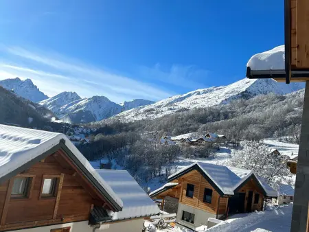 Chalet 8 pers sud, terrasse, parking privé, Chalet 8 personnes à Valloire - Photo 11
