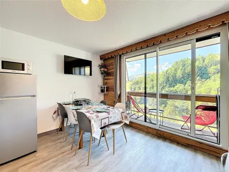 Studio cabine rénové, skis aux pieds, balcon sud, animaux admis - Photo 2