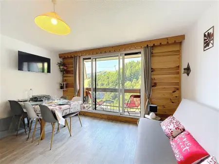 Studio cabine rénové, skis aux pieds, balcon sud, animaux admis - Photo 4
