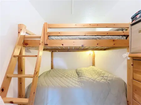 Studio cabine rénové, skis aux pieds, balcon sud, animaux admis - Photo 10