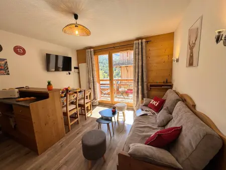 Appartement cosy à Vars pour 4 personnes avec balcon ensoleillé - Photo 1