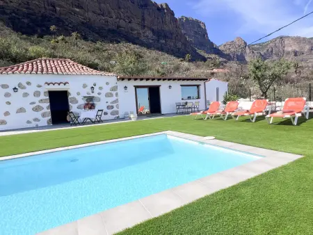 Deux maisons canariennes rénovées avec jardin et piscine privée à Tunte, Gran Canaria - Photo 9