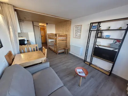 Studio rénové au pied des pistes, vue Mont Blanc - Photo 1