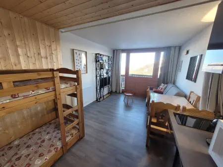 Studio rénové au pied des pistes, vue Mont Blanc - Photo 3