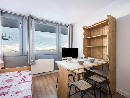 Studio skis aux pieds pour 4 pers., vue Mont Blanc - Photo 4