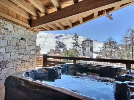 Chalet neuf avec jacuzzi et sauna, Chalet 12 personnes à La Plagne - Photo 18