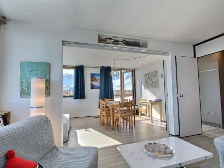 Bel appartement à Aime 2000 pour 6 pers, grande terrasse, vue montagne - Photo 9