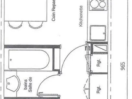 Bel appartement pour 4 au pied des pistes, Appartement 4 personnes à Plagne Soleil - Photo 8