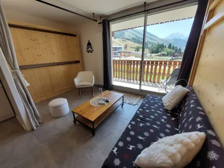 Studio 28m² 4 pers, sauna, pied des pistes, Appartement 4 personnes à Les Deux Alpes - Photo 8