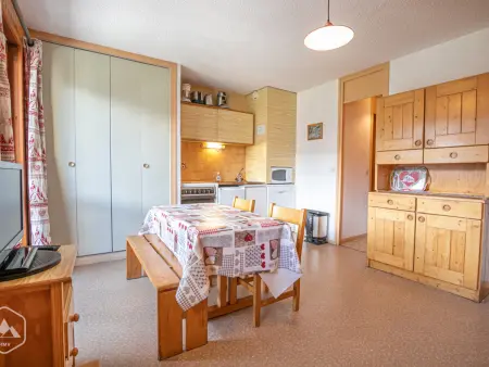 Studio cabine cosy pour 4 pers avec balcon et parking à Aussois - Photo 1
