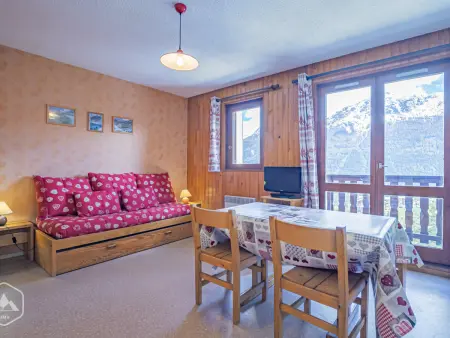 Studio cabine cosy pour 4 pers avec balcon et parking à Aussois - Photo 6