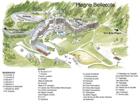 Plagne Bellecôte - 4 pers, Appart rénové avec piscine - Photo 15