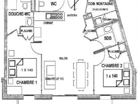 Appartement 3 pièces à Villard-sur-Doron, 8 personnes, parking couvert - Photo 2