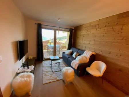 Appartement 4P Neuf 8 Pers, Animaux Ok, Parking, Appartement 8 personnes à Hauteluce - Photo 5