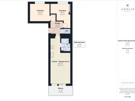 3 pièces centre station La Rosière 6 pers, Appartement 6 personnes à Montvalezan La Rosière - Photo 12