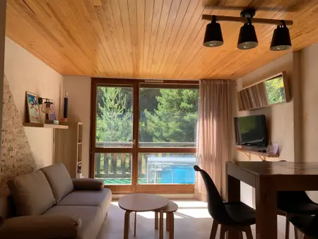 Studio rénové 4 pers, balcon, vue forêt Montagne - Photo 1