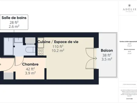 Studio idéal au pied des pistes avec parking, Appartement 4 personnes à Montvalezan La Rosière - Photo 8