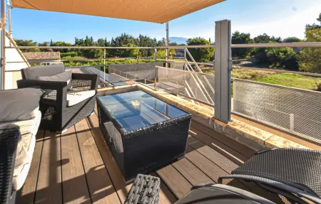 Villa avec piscine privée, Maison 2 personnes à Carpentras - Photo 6