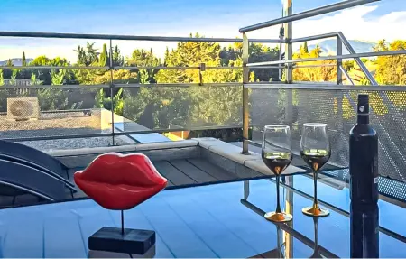 Villa avec piscine privée, Maison 2 personnes à Carpentras - Photo 14
