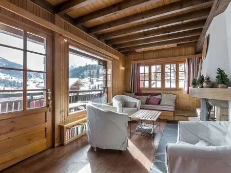 Chalet pour 10 personnes, proche des pistes, avec cheminée et garage, animaux admis - Photo 1