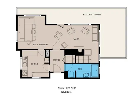 Chalet pour 10 personnes, proche des pistes, avec cheminée et garage, animaux admis - Photo 15