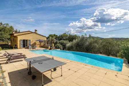 YJ-153-VEYANS, Maison climatisée 4 chambres/10 personnes avec piscine – 40 min de Cannes - Photo 12