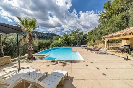 YJ-153-VEYANS, Maison climatisée 4 chambres/10 personnes avec piscine – 40 min de Cannes - Photo 13