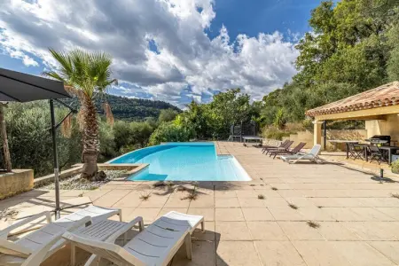 YJ-153-VEYANS, Maison climatisée 4 chambres/10 personnes avec piscine – 40 min de Cannes - Photo 59