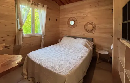 Chalet vue étang, Maison 4 personnes à Saint Paul les Fonts - Photo 4