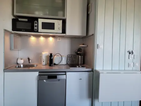 Studio 4 pers rénové, vue vallée, proche pistes - Photo 1
